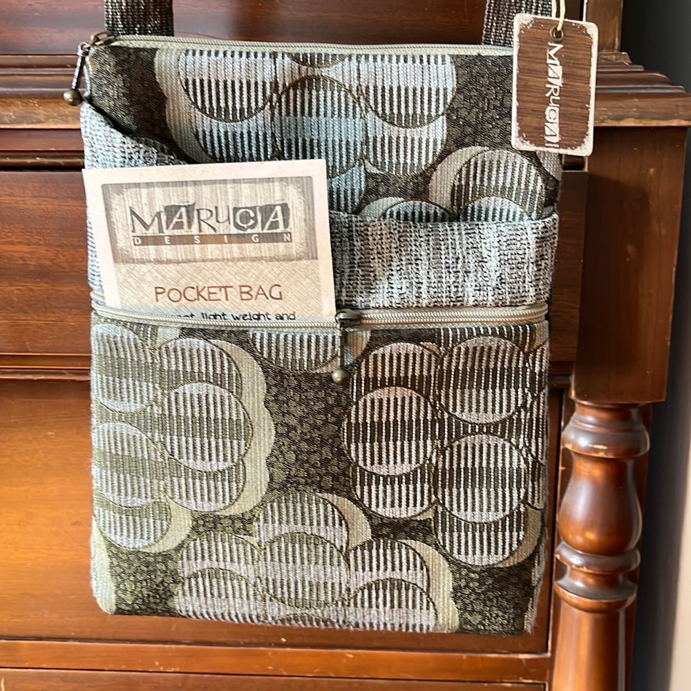 Maruca Pocket Bag Cross Body Bag. Vegan. NWT